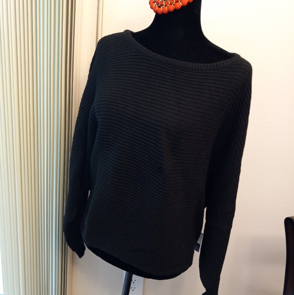 Eloquii Elements 14/16 Pullover Knit Ribbed Cropped Sweater - Picture 9 of 11
